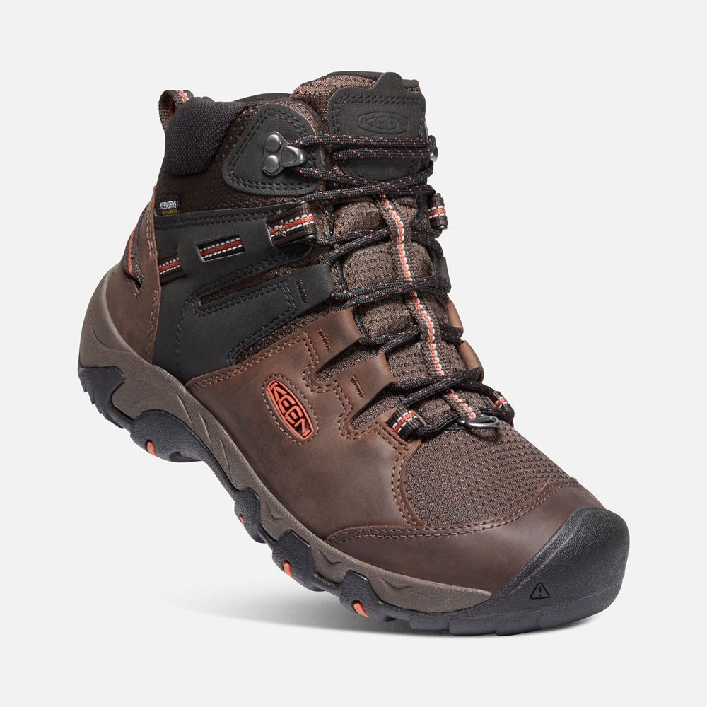 Keen Laarzen Heren Bruin - Steens Polar - 37591-OVWI